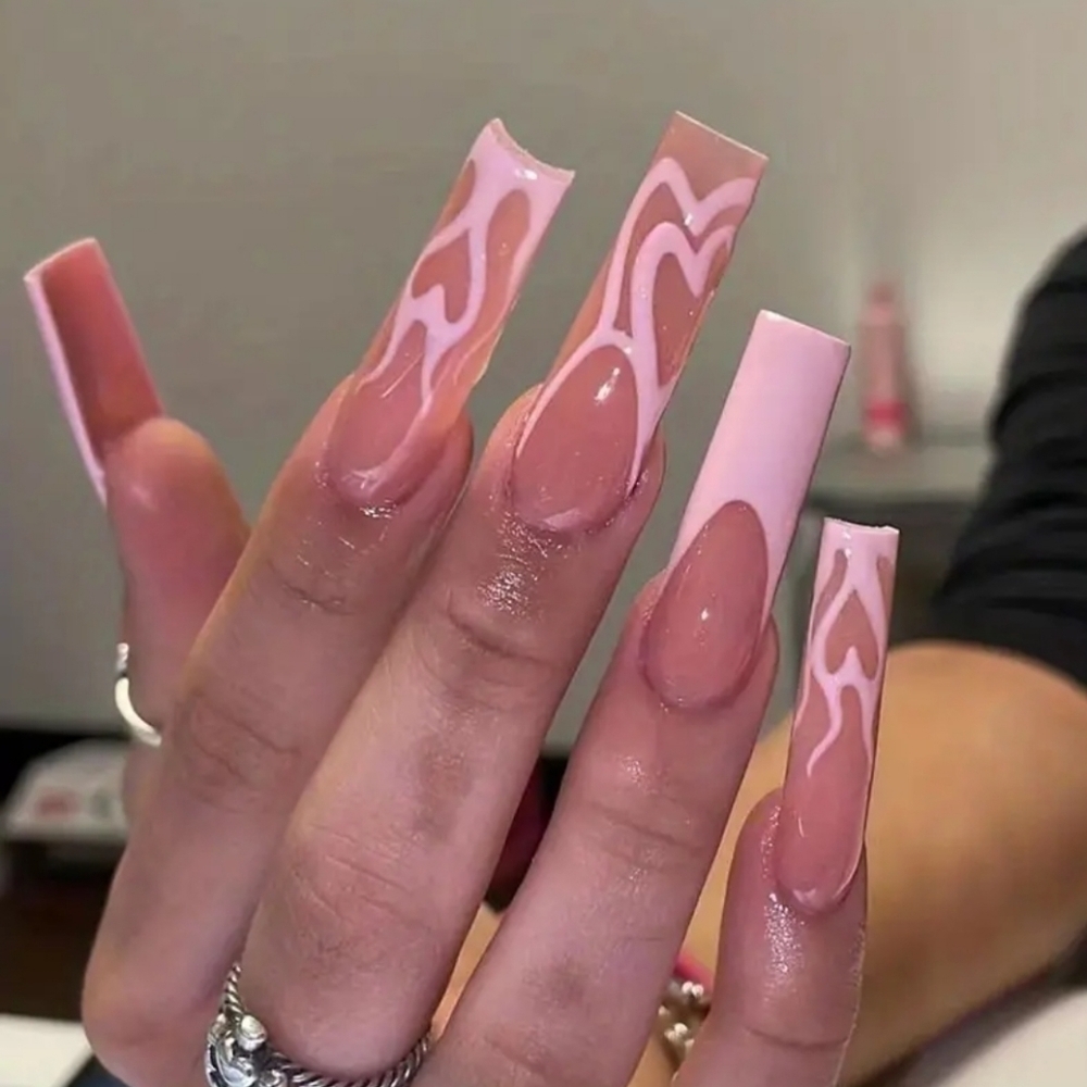 24 Pieces Fake Press On Nails